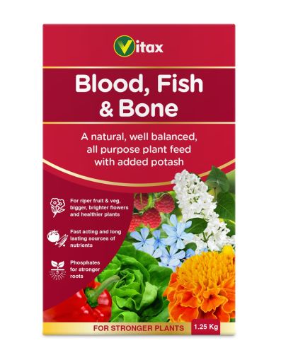 Vitax Blood Fish & Bone Plant Fertiliser 1.25KG