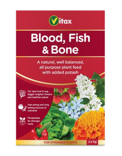 Vitax Blood Fish & Bone Plant Fertiliser 2.5KG
