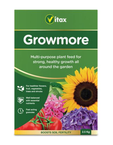 Vitax Growmore General Purpose Fertiliser 2.5KG