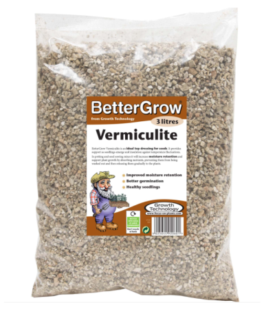 Growth Technology BetterGrow Vermiculite 3L Bag