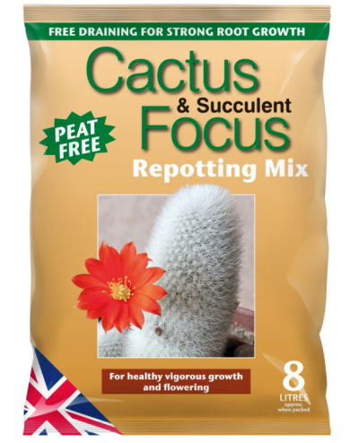 Growth Technology Cactus & Succulent Focus Repotting Mix 8L
