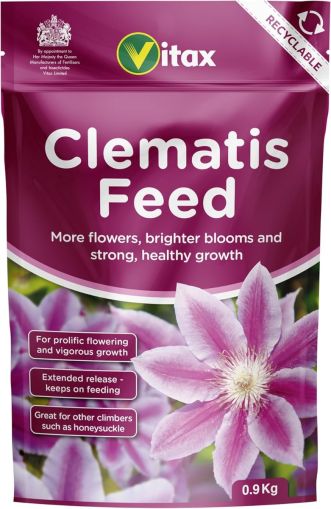 Vitax Clematis Plant Fertiliser 900G Resealable Pouch