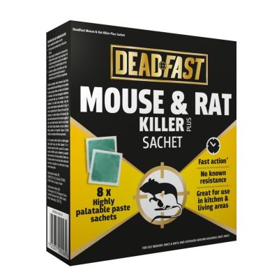 Deadfast Mouse & Rat Killer Plus 8 Sachets