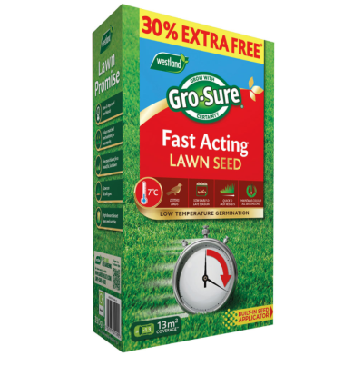 Westland Horticulture Gro-Sure Fast Acting Lawn Seed 30m2
