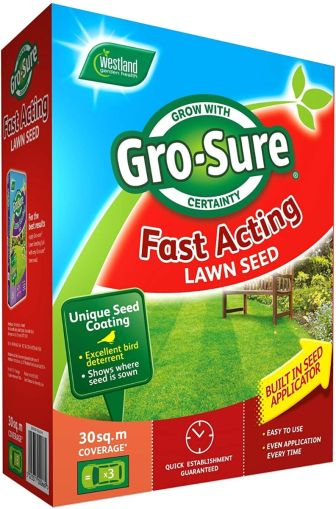Westland Horticulture Gro-Sure Fast Acting Lawn Seed 50m2