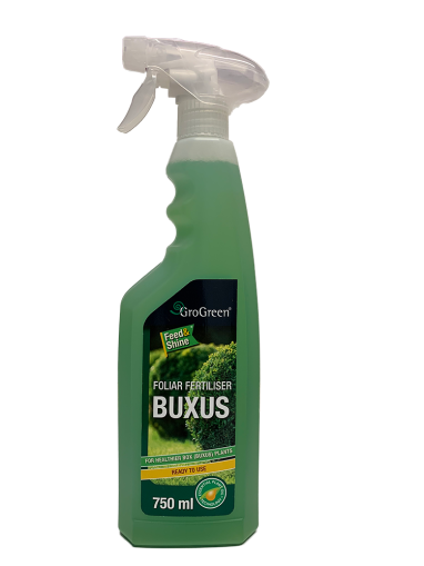 GroGreen Feed & Shine Buxus Foliar Fertiliser Ready To Use Spray 750ML