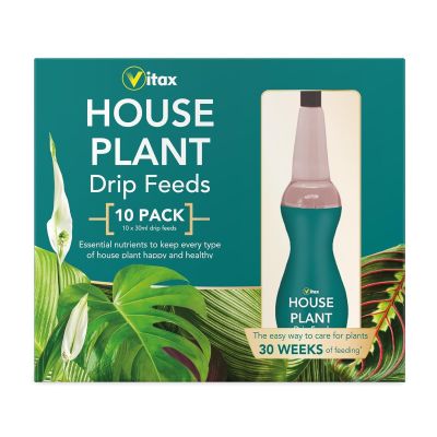 Vitax Houseplant Drip Feeders 30ML 10 Pack
