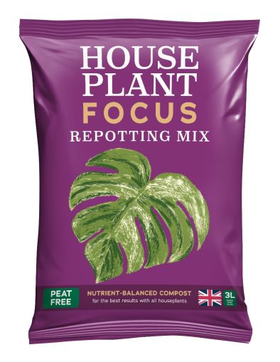 Growth Technology Peat-Free Houseplant Focus Repotting Mix 3L