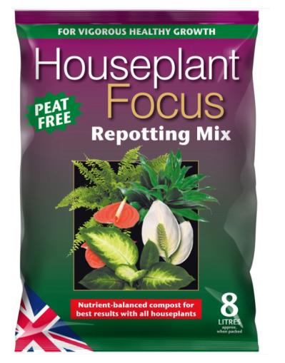 Growth Technology Houseplant Focus Repotting Mix 8L