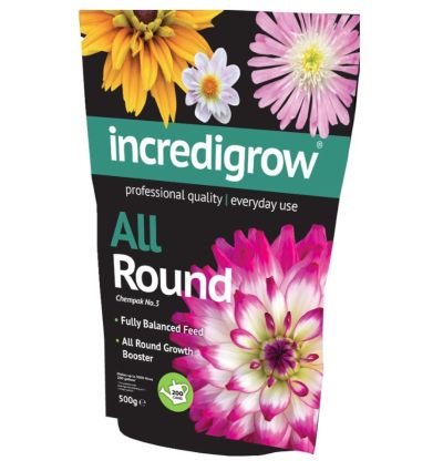 Incredigrow All Round Fully Balanced Plant Feed 500G