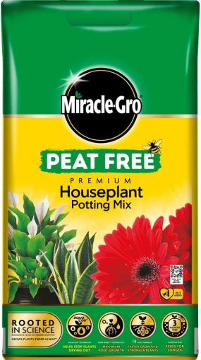Miracle-Gro Premium Peat-Free Houseplant Potting Mix 10L
