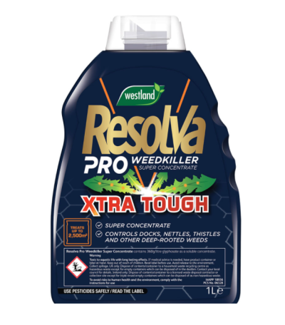 Westland Horticulture Resolva Pro Xtra Tough Super Concentrate Weed Killer !L