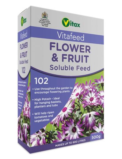Vitax Vitafeed Flower & Fruit Soluble Feed (102) 500G
