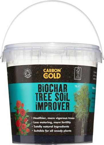 Carbon Gold Organic Biochar Tree Soil Improver 1L Tub
