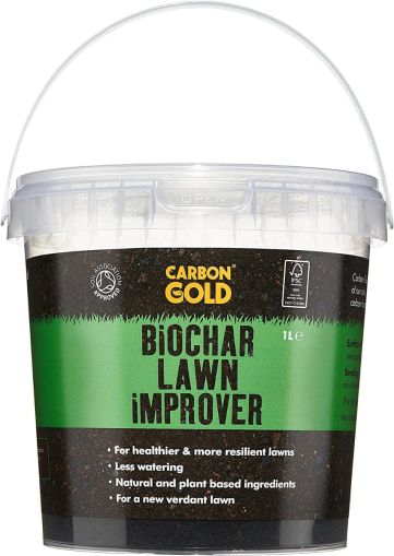Carbon Gold Organic Biochar Lawn Improver 1L Tub