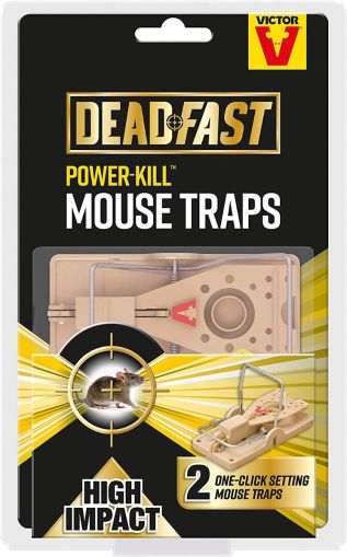 Deadfast Power-Kill Mouse Traps Twin Pack