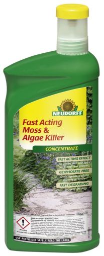 Neudorff Fast Acting Moss & Algae Killer Liquid Concentrate 1L