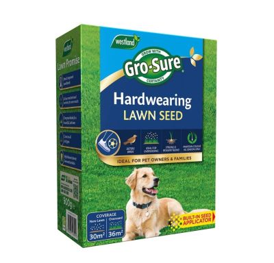 Gro-Sure Hardwearing Lawn Seed 30m2