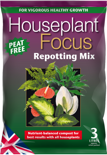 Growth Technology Peat-Free Houseplant Focus Repotting Mix 3L
