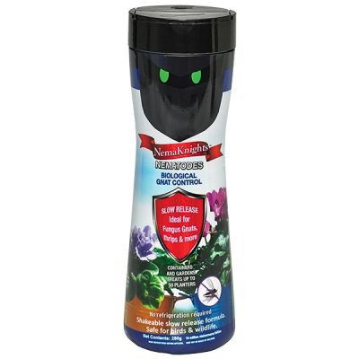 NemaKnights Biological Nematodes Insect Control for Fungus Gnats, Thrips & More 280G (Up to 50 Planters)