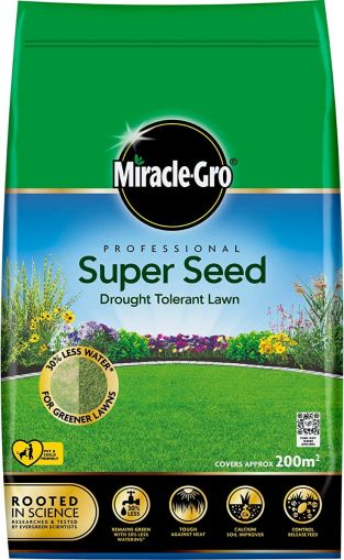 Miracle-Gro Professional Super Seed Drought Tolerant Lawn Seed 200m2