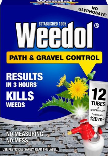 Weedol No-Glyphosate Path & Gravel Weedkiller Control Tubes 12 Pack