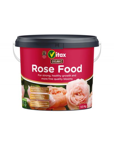 Vitax Organic Rose Food 4.5KG Tub