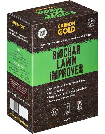 Carbon Gold Organic Biochar Lawn Improver 4L Box