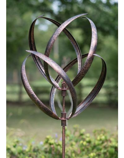 Creekwood Hampton Wind Sculpture - Brushed Copper