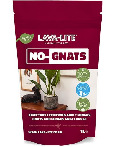 Lava-Lite Natural & Eco Friendly No-Gnats Fungus Gnat Barrier & Fungus Gnat Control 1L